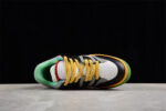 Gucci Multicolor Leather Sneakers with Yellow Laces and Vibrant Soles crossreps