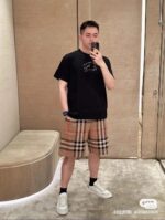 24ss Plaid Knit Short crossreps