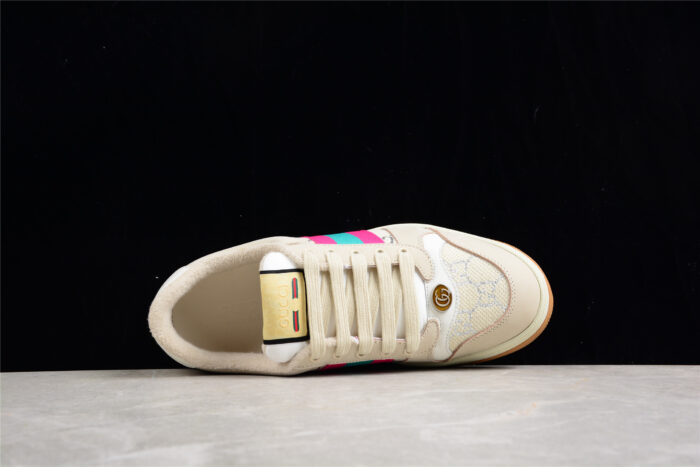 Gucci Screener Pink and Teal GG Sneaker crossreps