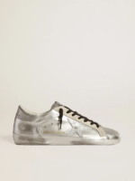 Super-Star sneakers with star and silver heel tab crossreps