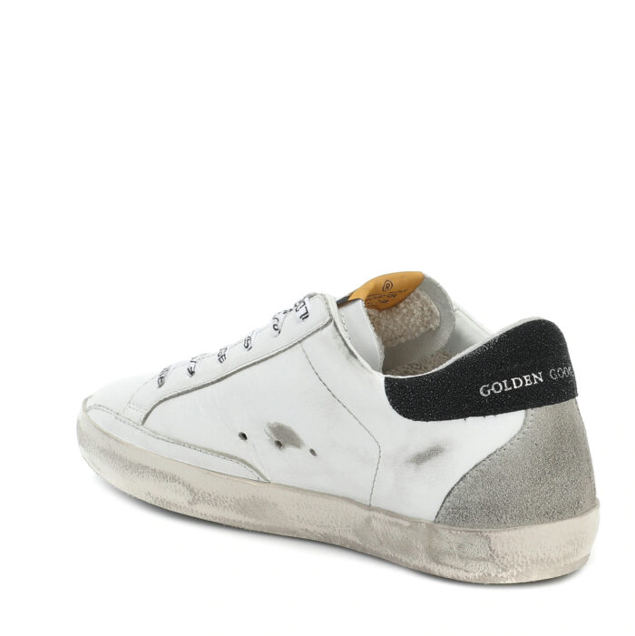 Superstar sneakers in nappa leather with silver star crossreps