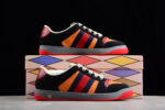 Gucci Low-Top Sneaker with Orange and Red Accents crossreps