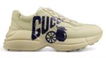 Gucci Rhyton Sneaker with Blue Logo crossreps