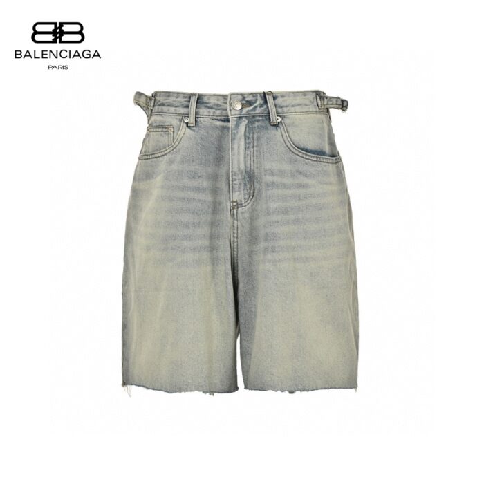 24ss Bottom Tassels Denim Short crossreps