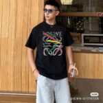 24ss Graffiti Hand Drawing Logo T-Shirt crossreps