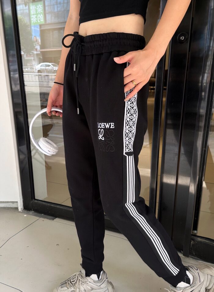 23Fw Embroidery Logo Jacquard Weave Braid Pants crossreps