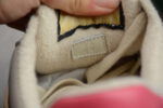 Gucci Screener Leather and Suede Sneaker with Web Stripe and Pink crossreps