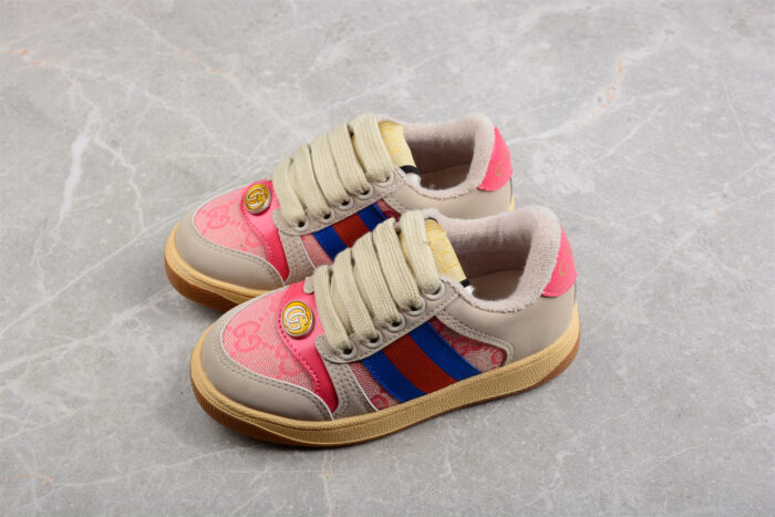 Gucci Screener GG Sneaker - Pink Trim crossreps