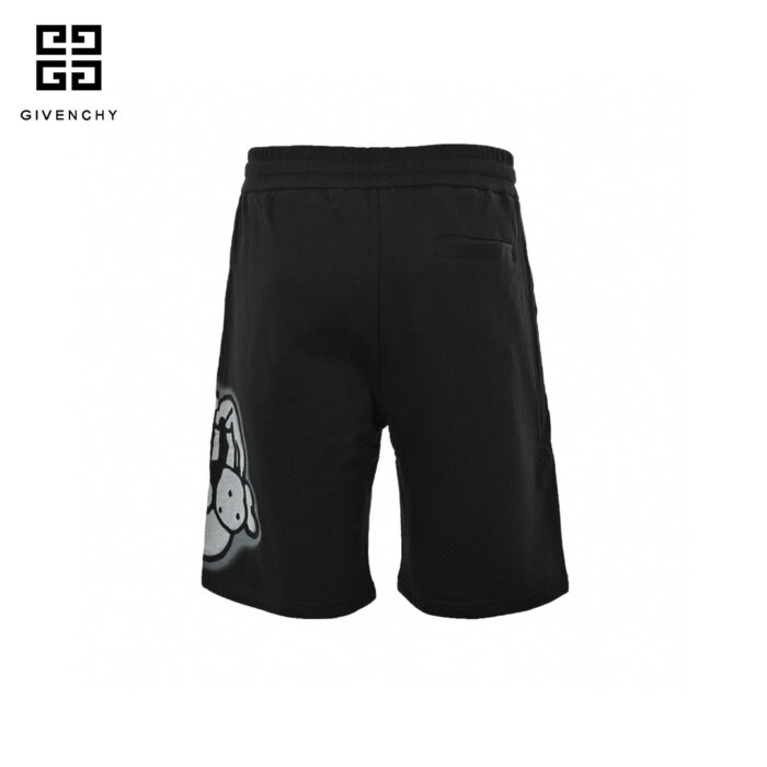 24ss Graffiti Dog's Head Logo Short crossreps