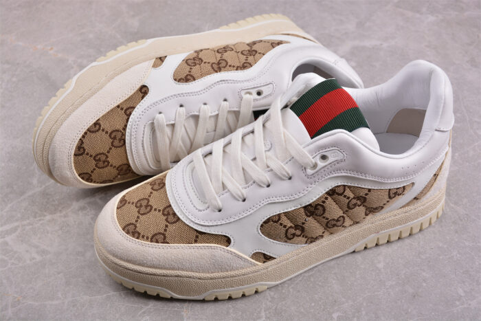 Gucci Tennis 1977 Sneakers - White and Brown crossreps