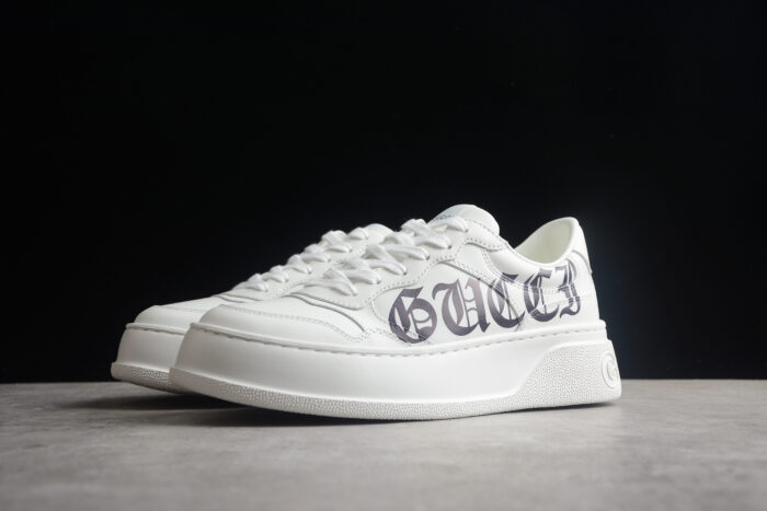 Gucci Rhyton Sneaker - White Leather crossreps