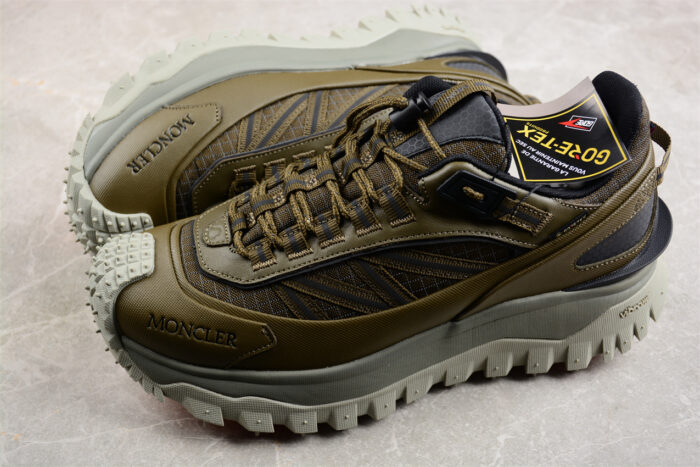 Moncler Trailgrip GTX - Olive and Gray crossreps