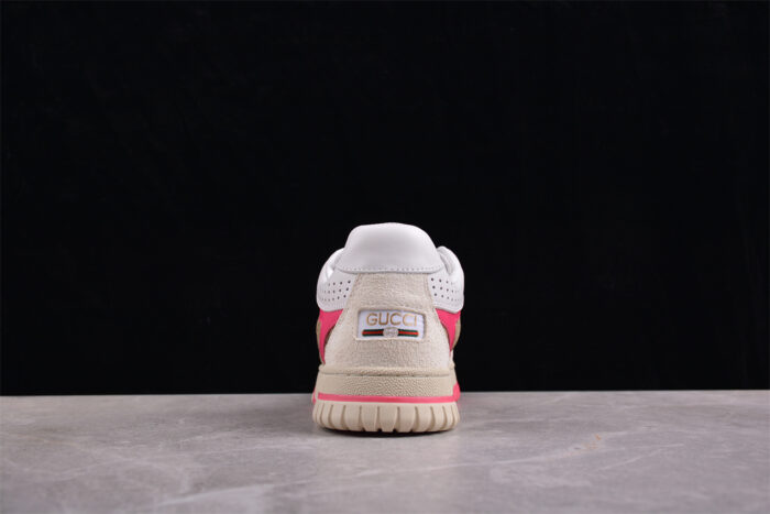 Gucci Tennis 1977 Sneakers - White, Brown, and Pink crossreps