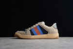 Gucci Screener Beige and Blue GG Sneaker crossreps