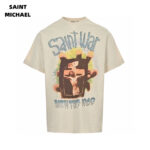 24ss Palm Suffer Jesus Logo T-Shirt crossreps