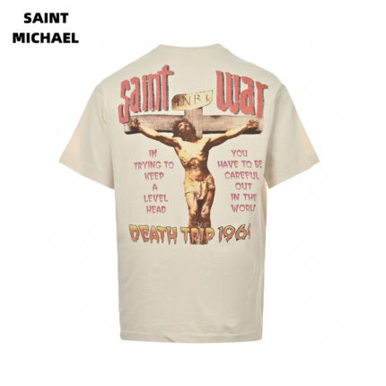 24ss Palm Suffer Jesus Logo T-Shirt crossreps