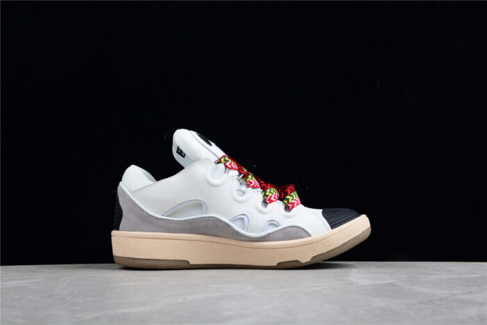 Lanvin Curb Leather Sneakers crossreps