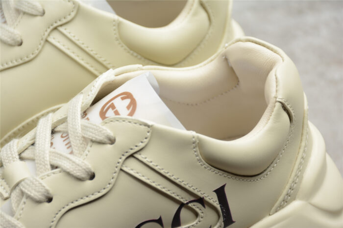 Gucci Rhyton Teddy Bear Sneaker - Beige crossreps