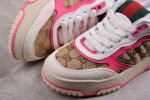 Gucci Tennis 1977 Sneakers - White, Brown, and Pink crossreps