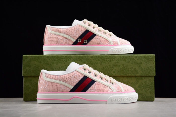 Gucci Tennis 1977 Sneakers - Pink Canvas crossreps