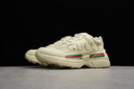 Gucci Rhyton Leather Sneaker with Logo and Web crossreps