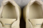 Gucci Rhyton Leather Sneaker with Gum Sole crossreps