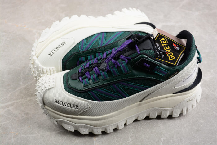 Moncler Trailgrip GTX - Green and White crossreps