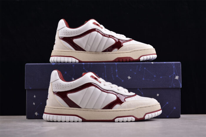 Gucci Tennis 1977 Sneakers - White and Burgundy crossreps