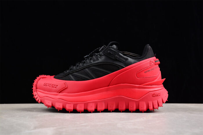 Moncler Trailgrip GTX - Black and Red crossreps