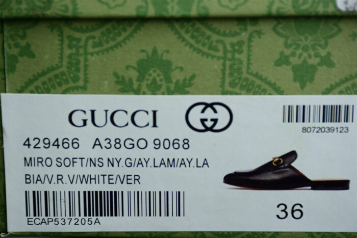 Gucci Princetown Leather Slipper crossreps