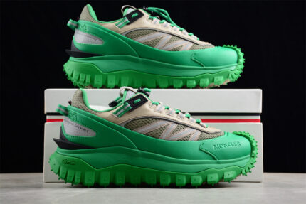 Moncler Trailgrip GTX - Green and Beige crossreps