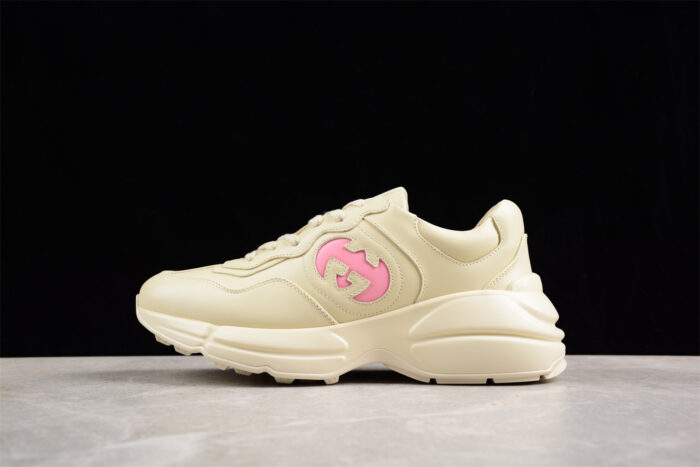 GUCCI Rhyton Leather Sneakers crossreps