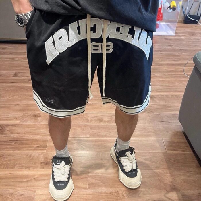 24fw Embroidery Patch Logo Short crossreps