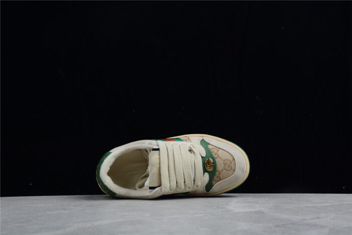 Gucci GG Supreme Sneaker - Green and Beige crossreps