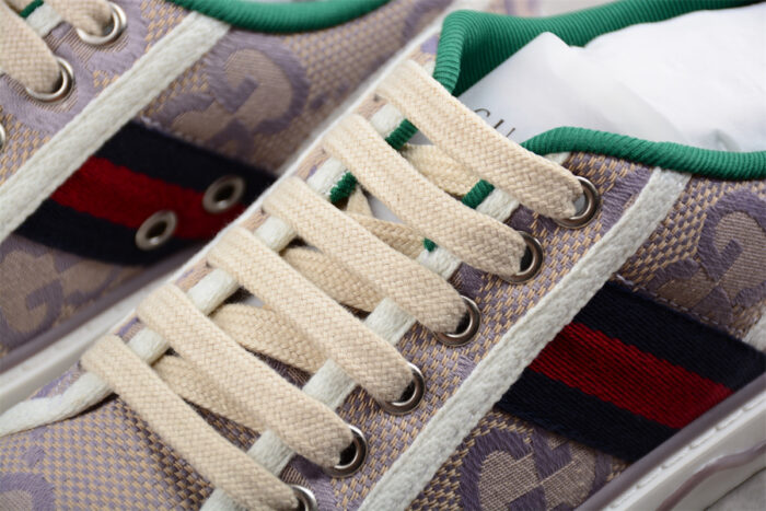 Gucci Tennis 1977 Sneakers - Light Purple GG Canvas crossreps