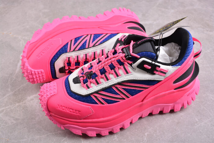 Moncler Trailgrip GTX Sneakers in Pink/Blue crossreps