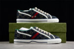 Gucci Tennis 1977 Sneakers - Navy and Red crossreps