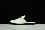 Gucci Princetown Leather Slipper White crossreps