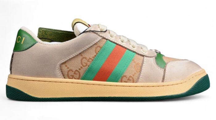 Gucci Screener Green and Orange GG Sneaker crossreps