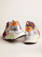 Running Sole sneakers with 3D star and orange heel tab crossreps