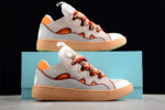 Lanvin Curb Sneaker - Orange/Gray crossreps