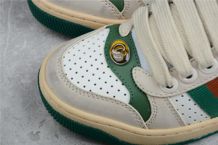 Gucci Tennis 1977 Sneaker - Green and Beige crossreps