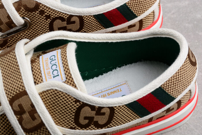 Gucci GG Canvas and Mesh Velcro Sneaker crossreps