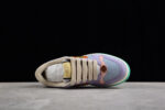 Gucci Multicolor Leather Sneakers with Orange Web Stripe crossreps