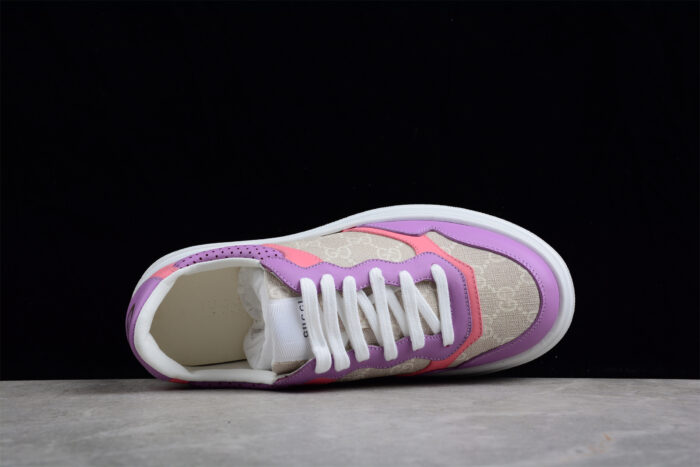 Gucci Platform Sneaker in Pink and Purple crossreps