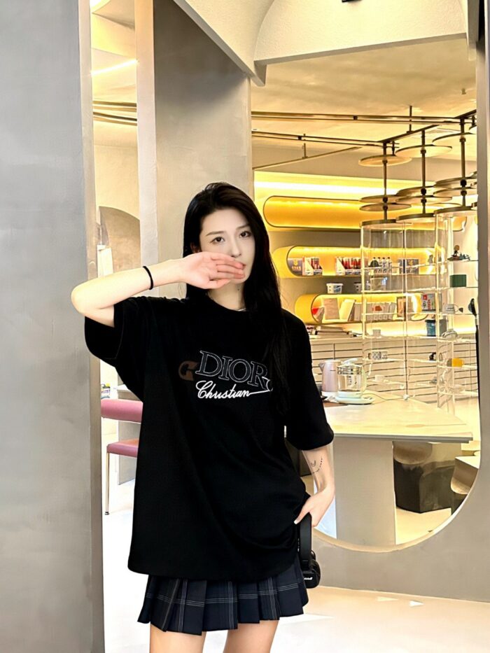 24ss Embroidery Clip Logo T-Shirt crossreps