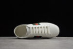 Gucci Ace Leather Sneaker with Green and Red Web crossreps