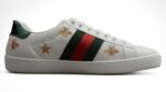 Gucci Ace Embroidered Sneaker with Bee and Star Motif crossreps