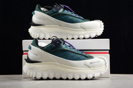 Moncler Trailgrip GTX - Green and White crossreps