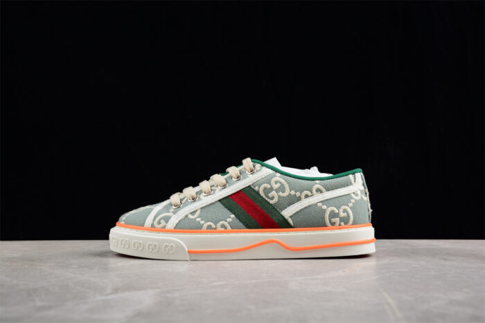 Gucci Tennis 1977 Sneakers - Green GG Canvas crossreps